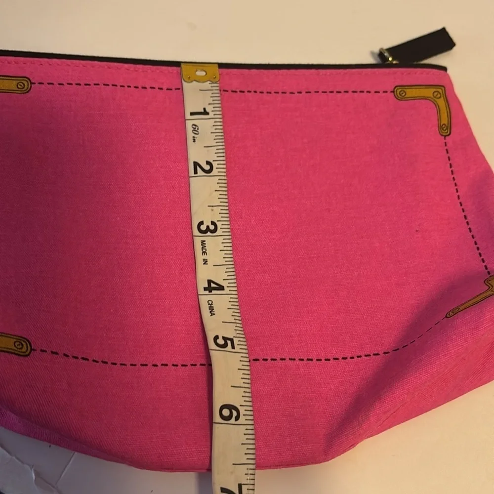 ESTEE LAUDER PINK COSMETICS BAG WITH LIPSTICK DESIGN